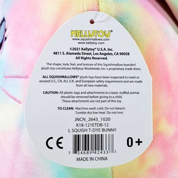 Squishmallow Candy the Easter Bunny 12" [ 2021 ] UltraSoft Stuffed Animal Plush - Picture 12 of 12